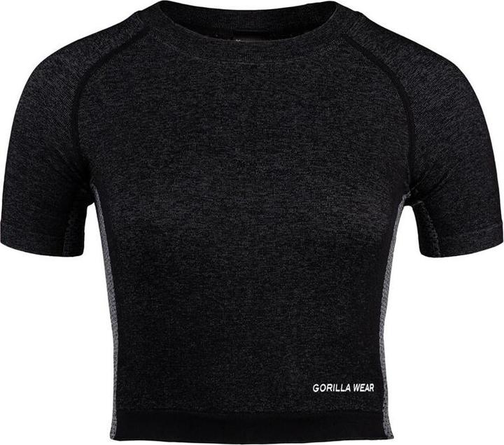 Gorilla Wear Selah Seamless Crop Top - schwarz