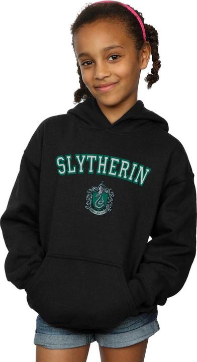Actual product image Girls Slytherin Crest Hoodie (140, 146)