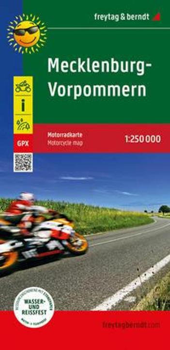 Actual product image Mecklenburg-Vorpommern, Motorbike Map 1