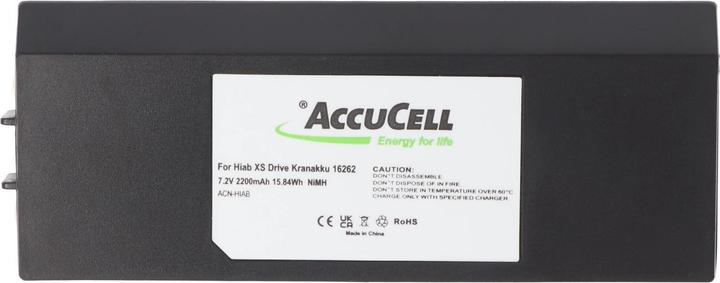Produktbild AccuCell Akku für den Hiab XS Drive Kranakku 16262, 3786692 (7.20 V, 2000 mAh)