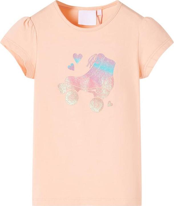 Produktbild VidaXL Kinder-T-Shirt Hellorange 104,Material: 95 % Baumwolle. 5 (104)