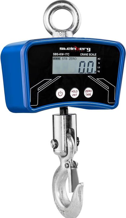 Produktbild Steinberg Kranwaage 1000 Kg Hängewaage Lastenwaage Industriewaage Waage LCD bis zu 200g