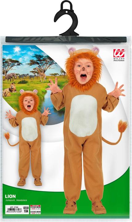 Actual product image Widmann KLEINER LÖWE (Kostüm, Kopfbedeckung), 104 cm / 2-3 Years (2, 3)