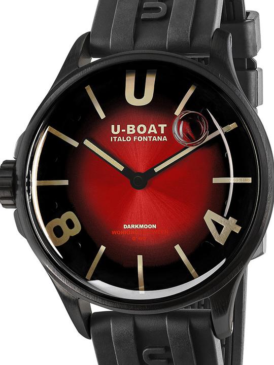 Immagine prodotto U-Boat 9501 Orologio da uomo Darkmoon Red PVD Soleil 40mm 5ATM (Orologio da polso analogico, 40 mm)