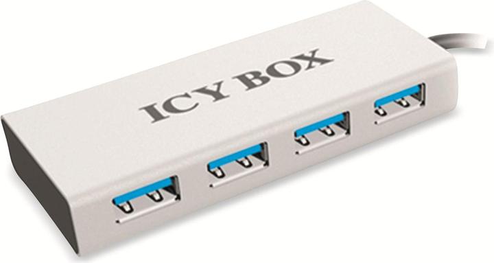 Actual product image Icy Box Raidsonic IB-AC6104 4 new USB 3.0 devices (USB-A, 4 Ports)