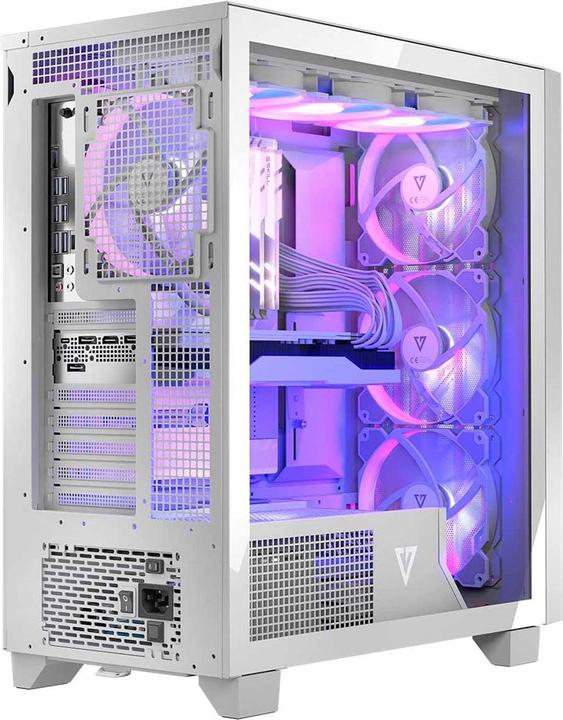 Produktbild Modecom Volcano Perun Apex ARGB biała (mATX, Mini-ITX, ATX, E-ATX)