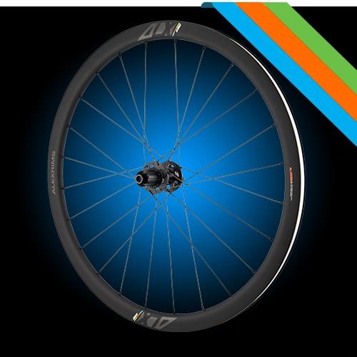 Actual product image Alexrims ALX835d, Carbonowe, 700 ° C, 35 mm cone, hidden niple, Tubeless Ready, disc brake c (Wheelset, 28")