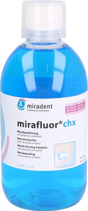 Actual product image Miradent Mirafluor CHX (500 ml, Mouthwash)