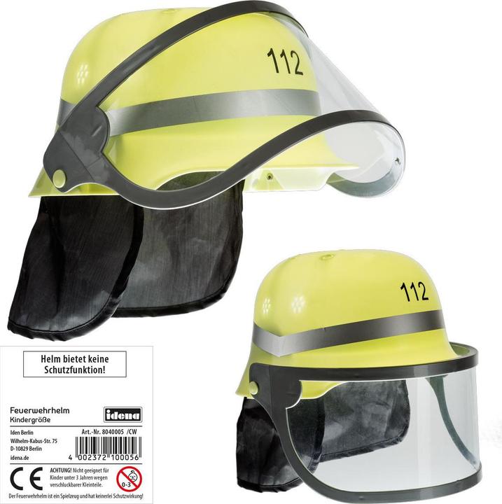 Produktbild Idena Feuerwehrhelm Kindergrösse