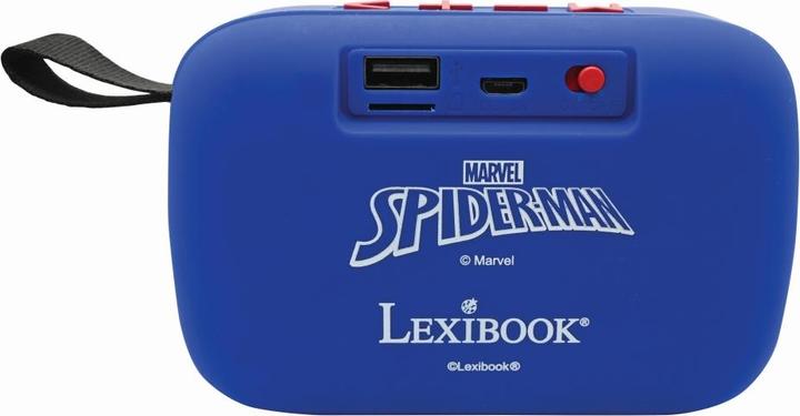 Actual product image Lexibook Spider-Man Bluetooth portable radio speaker with fabric finish