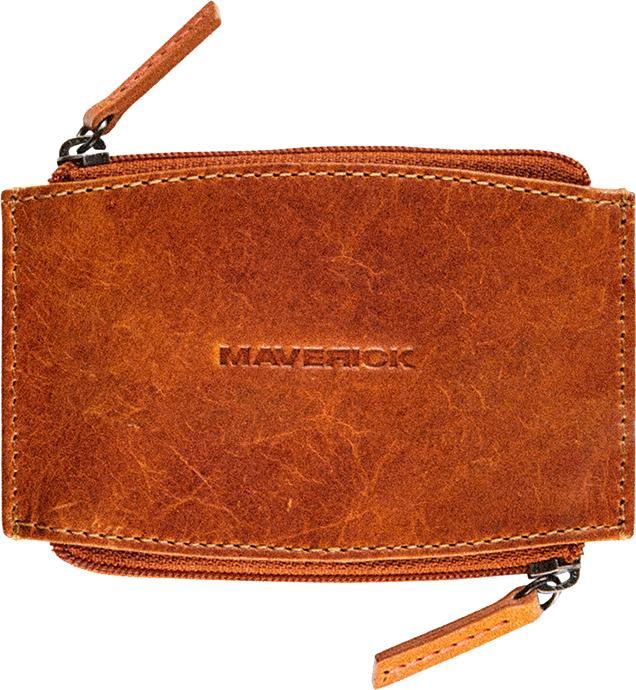 Produktbild Maverick New Men Doppelter Schlüsselanhänger aus Leder, Cognac