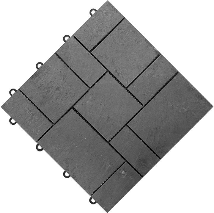 Immagine prodotto Florco Stone Schiefer Roma (4 x, 30 x 30 cm)