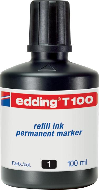 Edding Permanent Marker Ink T-100-1 (Marker Refill Ink, Black)