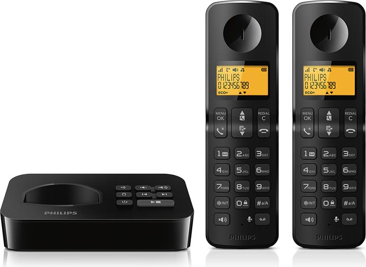 Produktbild Philips D2652B/01 Schnurlostelefon mit Anrufbeantworter