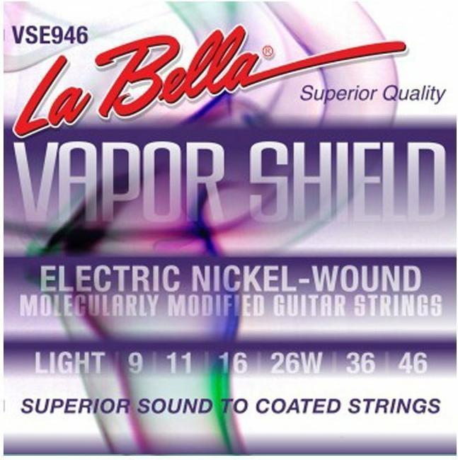 Actual product image La Bella Vapor Shield Electric CL VSE946 (6 x, Guitar, 0.01")