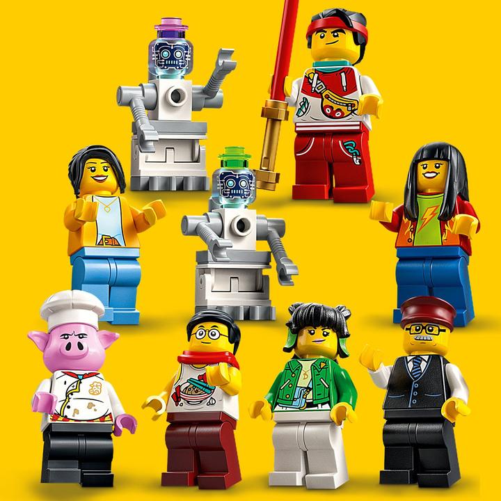 Actual product image LEGO City of lanterns (80036, LEGO Monkie Kid, LEGO Rare Sets)