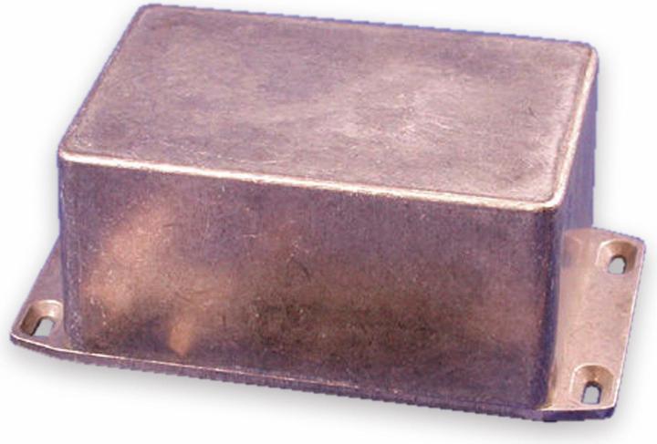 Produktbild Hammond Aluminium-Gehäuse, 1590TFL, 120,5x79,5x59 mm, mit Befestigungsflansch (Gehäuse)