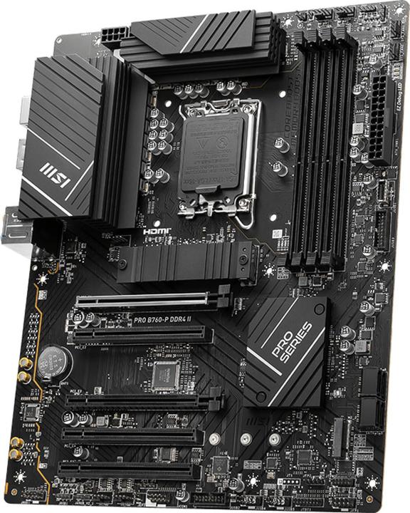 Image du produit MSI PRO B760-P DDR4 II (B760,S1700,ATX,DDR4) (LGA 1700, Intel B760, ATX)