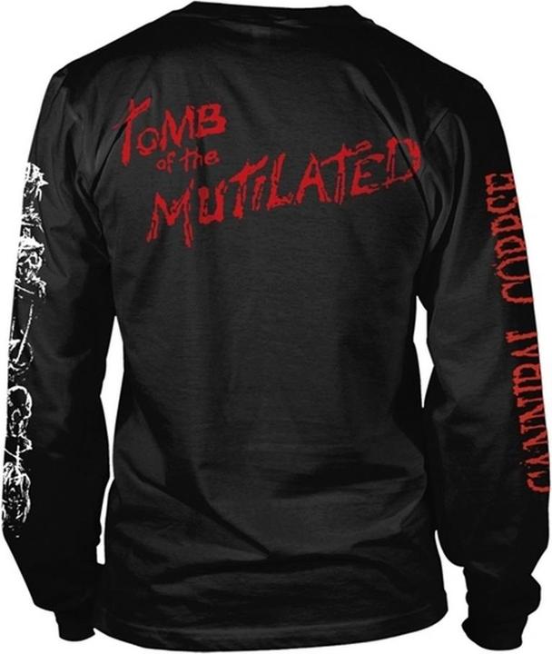 Actual product image Cannibal Corpse Unisex Adult Tomb Of The Mutilated Long-Sleeved T-Shirt (S)