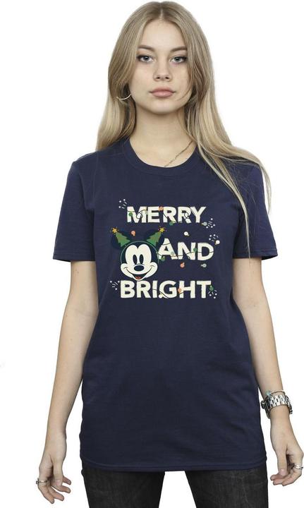 Image du produit Disney - T-shirt MICKEY MOUSE MERRY & BRIGHT - Femme (3XL)