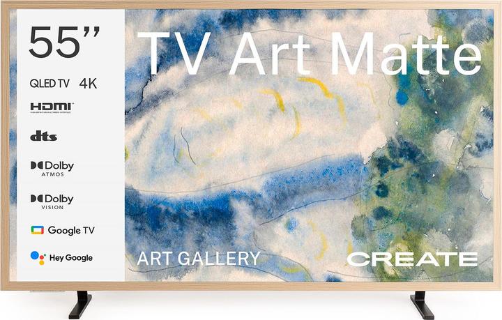 Produktbild Create TV ART MATTE - Smart TV QLED 4K (55", LED, 4K)