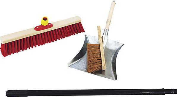 Immagine prodotto Evo Scopa da esterni in set completo, larghezza 500 mm, con paletta e scopa. (1 pz.)