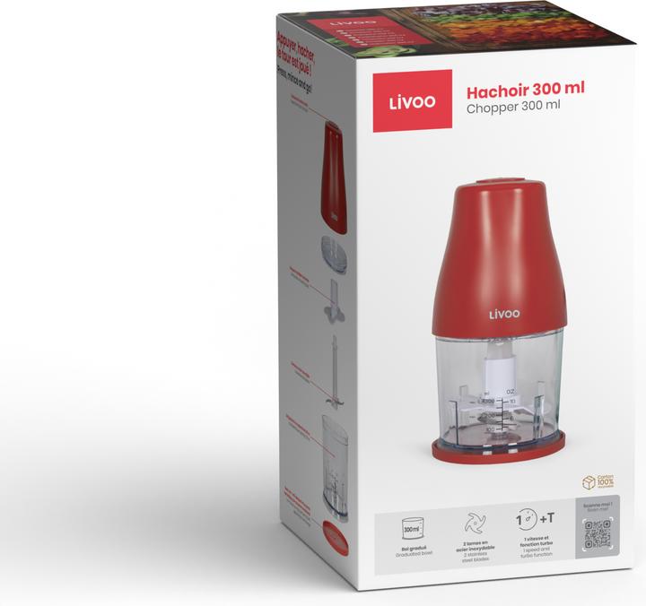 Immagine prodotto Livoo Tritatutto 300 ml (300 ml, 400 W)