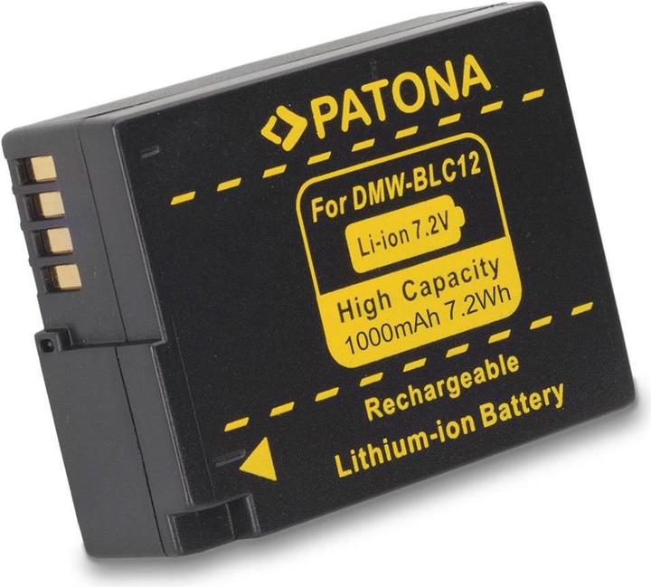 Actual product image Patona Panasonic DMW-BLC12 (Rechargeable battery)