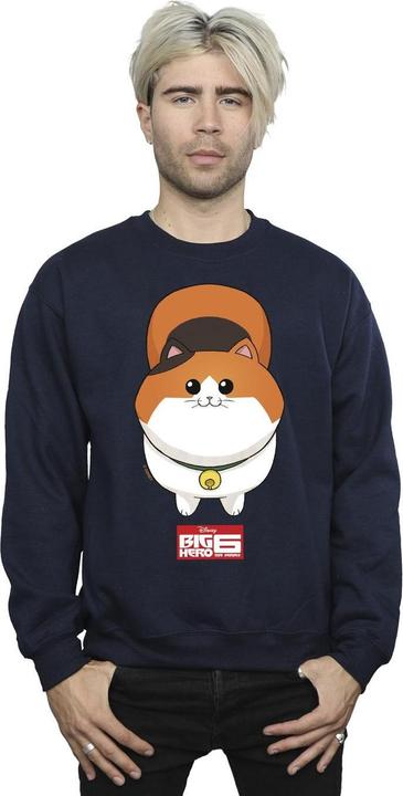Immagine prodotto Disney Big Hero 6 Baymax Kitten Face Felpa Uomo (L)