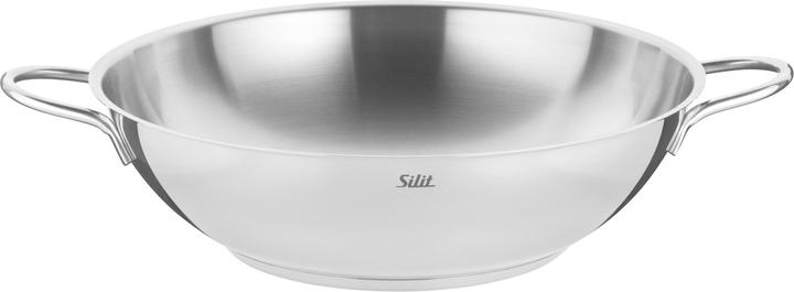Produktbild Silit Wok 32cm (32 cm, Wok Pfanne, Edelstahl)