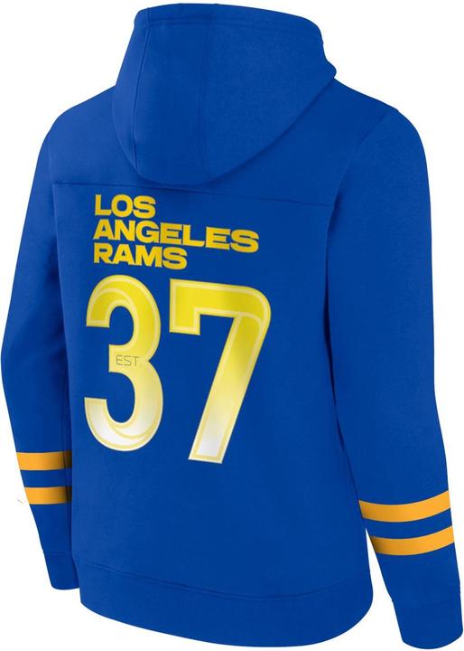 Immagine prodotto Fanatics Felpa con cappuccio Foundation Fleece - NFL Los Angeles Rams - L (L)