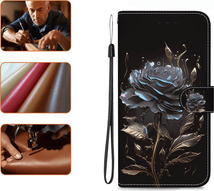 Produktbild Cover-Discount Galaxy S25 - Tasche Hülle mit Blüten Motiv (Samsung Galaxy S25)