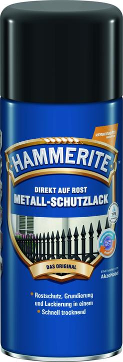 Immagine prodotto Hammerite Spray protettivo per metalli (400 ml, Nero)