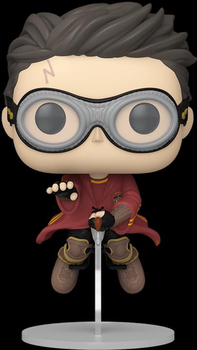 Actual product image Funko Harry Potter POP! Movies Vinyl Figur Harry w/Broom(Quidditch) 9 cm