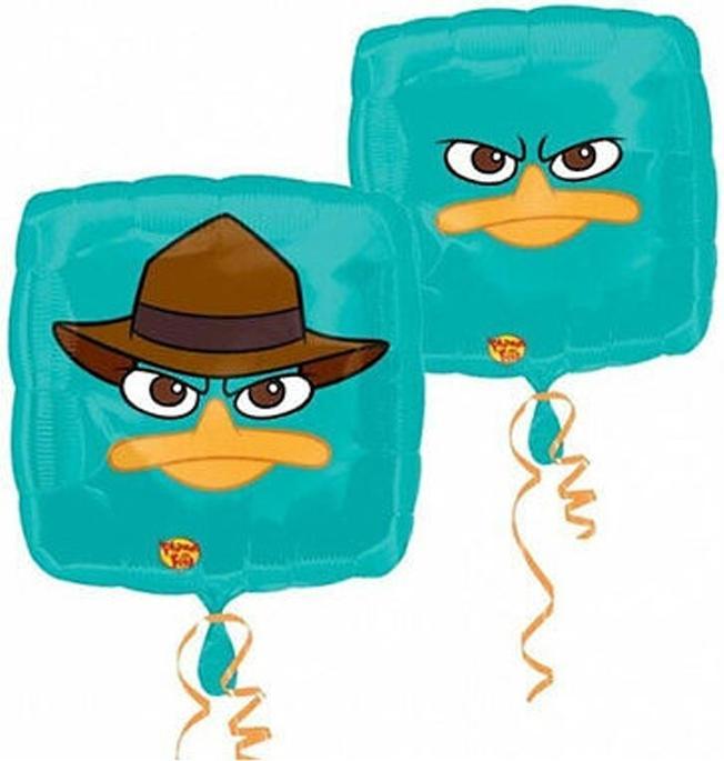 Actual product image Phineas And Ferb Agent Perry Foil Balloon