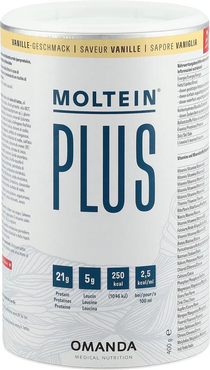 Produktbild Moltein Plus 2.5 Vanille (400g) (1 Stück, Pulver, 400 g)