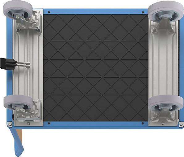 Immagine prodotto eurokraft pro Carrello a pianale con sponde in legno (500 kg)