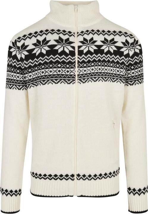 Brandit Norwegian Strickjacke Grösse XXL Farbe Weiss (XXL)