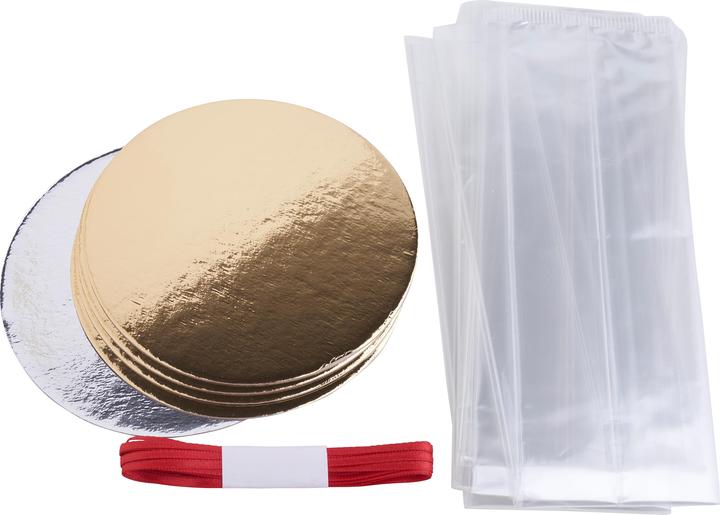 Actual product image Braun + Company Diamon transparent bag with bottom box (5 x)