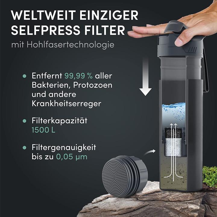 Image du produit Bachgold Wasserfilter Flasche (0.65 l)