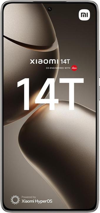 Immagine prodotto Xiaomi 14T (256 GB, Grigio Titano, 6.67", Doppia SIM, 50 Mpx, 5G)