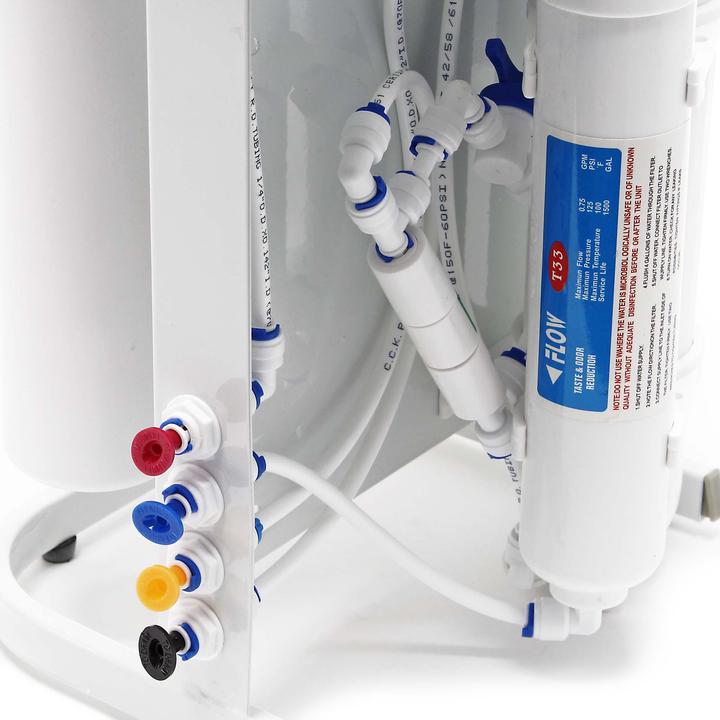 Produktbild Naturewater 5 Stufen Umkehrosmose 180 L/Tag Druckanzeige staubdichtes Gehäuse (5 x)