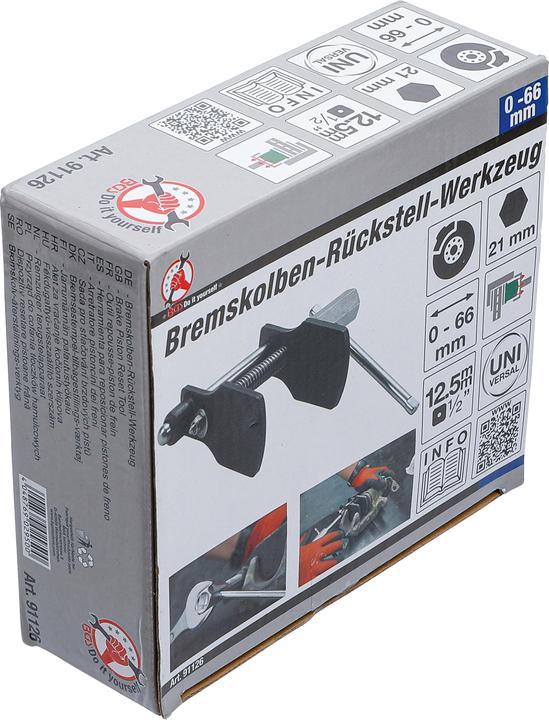 Actual product image BGS Outil repousse-piston de frein | universel | 0 - 66 mm (Front wheel brake, Brake kit)