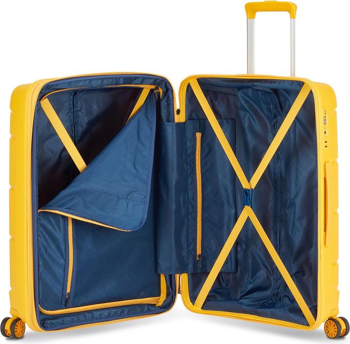 Actual product image Modo by Roncato Starlight 3.0 4 Rollen Kofferset 2-teilig mit Dehnfalte (112 l, L (90 - 115l))