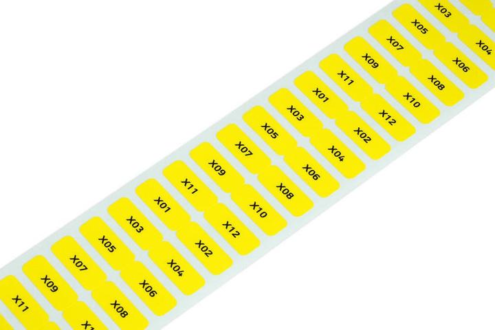 Actual product image Wago Terminal marker ge Series 210 RM=15mm 210-806/000-002