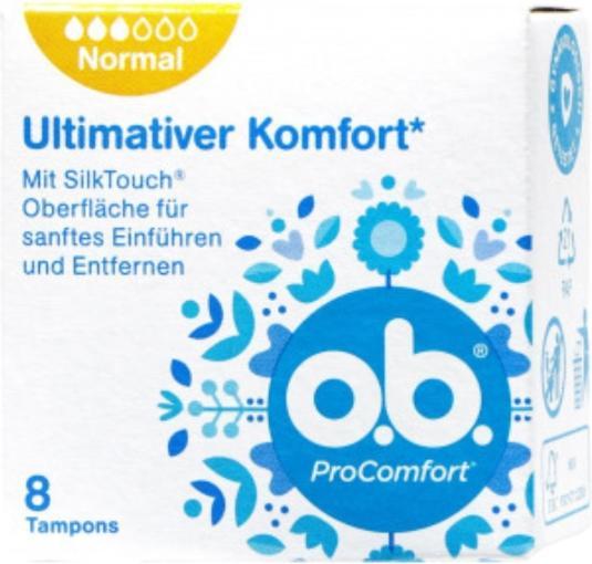 Actual product image o.b. Pro Comfort Normal (8 x, Regular)