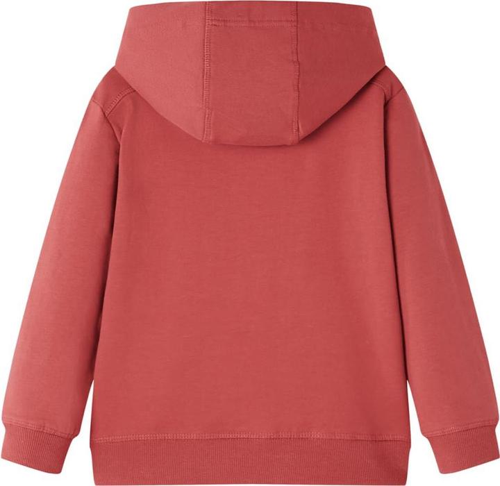 Produktbild VidaXL Kinder-Kapuzenpullover Dunkelrot 104,Material: 95 (104)