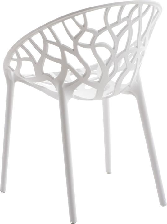 Actual product image CLP Set of 4 Hope Chair, white