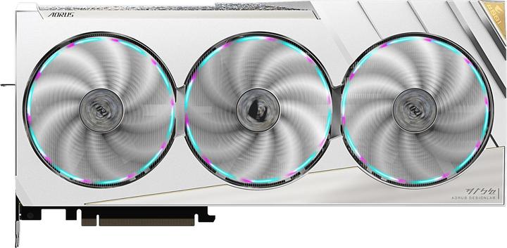 Actual product image Gigabyte AORUS GeForce RTX 4080 SUPER XTREME ICE 16GB GDDR6X HDMI 2.1a 3xDP 1.4a (16 GB)