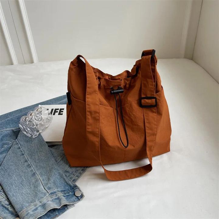 Produktbild Only-Bags.Store Nylon Umhängetasche Leichtgewichtige Tasche Grosse Kapazität Pendler Tote Tasche Crossbody Tasche